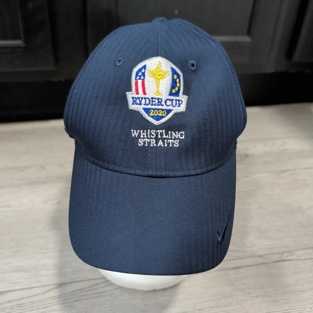 Nike Hat Mens Navy Ryder Cup 2020 Whistling Straits Heritage86‎ Golf Cap BV1082